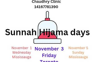 Sunnah Hijama Days November 2023