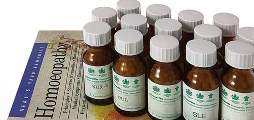 Homeopathy bottles